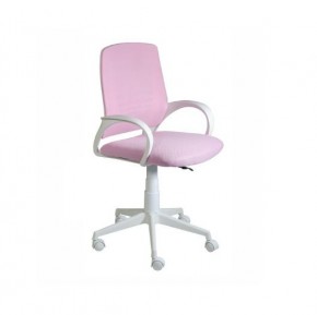 Кресло Ирис White сетка/ткань розовая в Березниках - berezniki.mebel24.online | фото