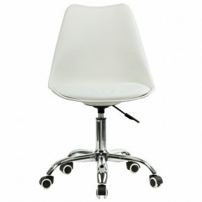 Кресло стул BRABIX "Eames MG-310 CH", хром, пластик белый, экокожа белая, 532923 в Березниках - berezniki.mebel24.online | фото 1