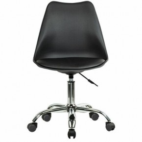 Кресло стул BRABIX "Eames MG-310 CH", хром, пластик черный, экокожа черная, 532925 в Березниках - berezniki.mebel24.online | фото 1