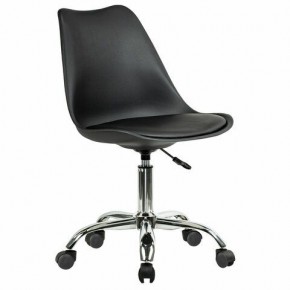 Кресло стул BRABIX "Eames MG-310 CH", хром, пластик черный, экокожа черная, 532925 в Березниках - berezniki.mebel24.online | фото 2