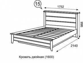 Кровать 1600 с ПМ София 15 в Березниках - berezniki.mebel24.online | фото 3