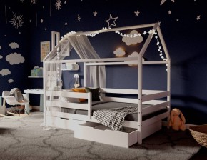 Кровать-домик 80*160 Белый в Березниках - berezniki.mebel24.online | фото