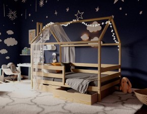 Кровать-домик 80*190 без покраски в Березниках - berezniki.mebel24.online | фото