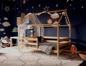 Кровать-домик 80*190 без покраски в Березниках - berezniki.mebel24.online | фото 3