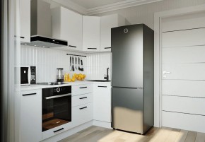 Кухонный гарнитур Белый Глянец 2200*1000 (Стол. 26мм) в Березниках - berezniki.mebel24.online | фото 1