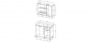 Кухонный гарнитур Каппучино 1000 (Стол. 38мм) в Березниках - berezniki.mebel24.online | фото 3