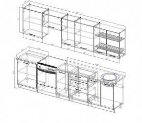 Кухонный гарнитур Капри 3000 (Стол. 38мм) в Березниках - berezniki.mebel24.online | фото 2