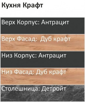 Кухонный гарнитур Крафт 2200 (Стол. 26мм) в Березниках - berezniki.mebel24.online | фото 3