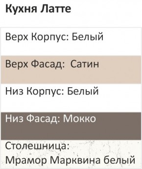 Кухонный гарнитур Латте 2000 (Стол. 26мм) в Березниках - berezniki.mebel24.online | фото 3