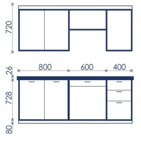 Кухонный гарнитур Ольвия-6 (1.8м) в Березниках - berezniki.mebel24.online | фото 4