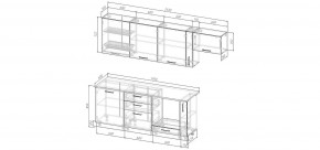 Кухонный гарнитур Старое Дерево 2550 (Стол. 38мм) в Березниках - berezniki.mebel24.online | фото 2