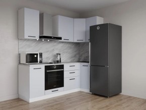 Кухонный гарнитур угловой Смоки 2200*1000 (Стол. 26мм) в Березниках - berezniki.mebel24.online | фото