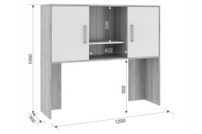 ЛАЙТ 2 Надстройка стола компьютерного (1200) в Березниках - berezniki.mebel24.online | фото 2