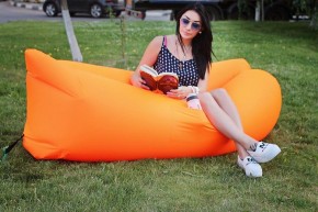 Лежак надувной Lamzac Airpuf Оранжевый в Березниках - berezniki.mebel24.online | фото 2