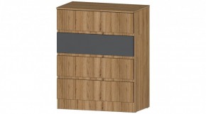 ЛЕНОРА Комод 4 ящика (графит) в Березниках - berezniki.mebel24.online | фото