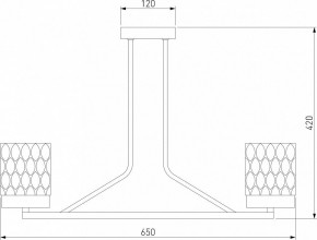 Люстра на штанге Eurosvet Calle 60127/6 хром в Березниках - berezniki.mebel24.online | фото 5