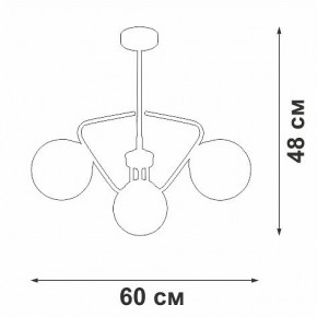 Люстра на штанге Vitaluce V47150 V47150-8/3PL в Березниках - berezniki.mebel24.online | фото 2