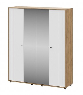 МИЛАН Шкаф четырехстворчатый (Белый Матовый) в Березниках - berezniki.mebel24.online | фото