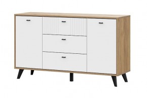 МИЛАН Спальня (Дуб Золотой/Белый матовый) в Березниках - berezniki.mebel24.online | фото 14