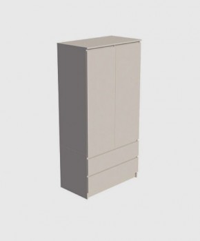 МОРИ МШ 900.1 Шкаф с 2-мя дв. и 2-мя ящ. (Сатин) в Березниках - berezniki.mebel24.online | фото 2