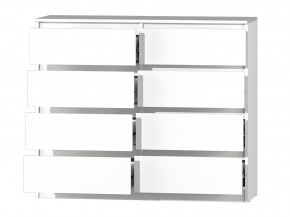 МС "Хилтон" Комод №3 1200 (8 ящ.) белый текстурный в Березниках - berezniki.mebel24.online | фото 3