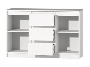 МС "Хилтон" Комод №4 1200 (белый текстурный) в Березниках - berezniki.mebel24.online | фото 3