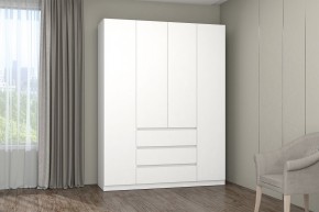 МС "Хилтон" Шкаф №1 1600 (Белый текстурный) в Березниках - berezniki.mebel24.online | фото
