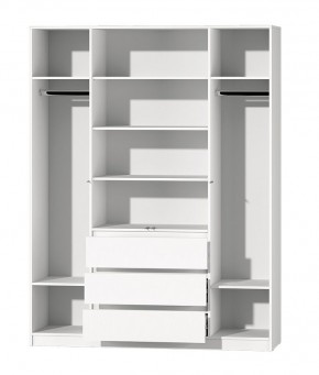 МС "Хилтон" Шкаф №1 1600 (Белый текстурный) в Березниках - berezniki.mebel24.online | фото 3