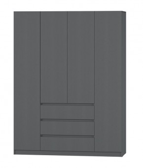 МС "Хилтон" Шкаф №1 1600 (Графит) в Березниках - berezniki.mebel24.online | фото 2