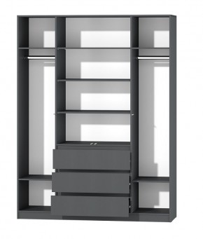 МС "Хилтон" Шкаф №1 1600 (Графит) в Березниках - berezniki.mebel24.online | фото 3