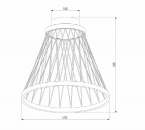 Накладной светильник Eurosvet Cesta 40018/1 LED коричневый в Березниках - berezniki.mebel24.online | фото 4