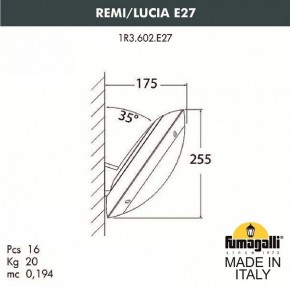 Накладной светильник Fumagalli Lucia 1R3.602.000.LYE27 в Березниках - berezniki.mebel24.online | фото 2