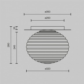 Накладной светильник Maytoni Reels MOD268CL-01B в Березниках - berezniki.mebel24.online | фото 3