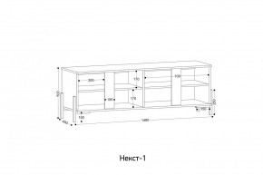 НЕКСТ - 1 Тумба ТВ в Березниках - berezniki.mebel24.online | фото 2