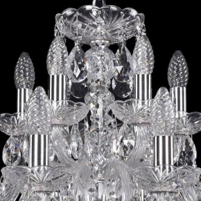 Подвесная люстра Bohemia Ivele Crystal 1402 1402/12+6/240/Ni в Березниках - berezniki.mebel24.online | фото 4
