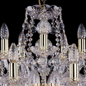 Подвесная люстра Bohemia Ivele Crystal 1411 1411/10+5/240/G/Balls в Березниках - berezniki.mebel24.online | фото 4