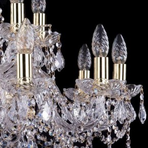 Подвесная люстра Bohemia Ivele Crystal 1411 1411/10+5/240/G/Leafs в Березниках - berezniki.mebel24.online | фото 2