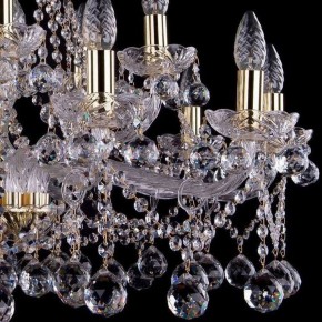 Подвесная люстра Bohemia Ivele Crystal 1413 1413/10+5/300/G/Balls в Березниках - berezniki.mebel24.online | фото 3