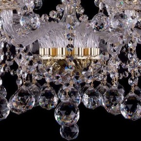 Подвесная люстра Bohemia Ivele Crystal 1413 1413/10+5/300/G/Balls в Березниках - berezniki.mebel24.online | фото 4