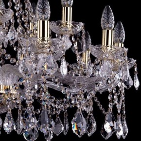 Подвесная люстра Bohemia Ivele Crystal 1413 1413/10+5/300/G/Leafs в Березниках - berezniki.mebel24.online | фото 2