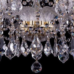 Подвесная люстра Bohemia Ivele Crystal 1413 1413/10+5/300/G/Leafs в Березниках - berezniki.mebel24.online | фото 3
