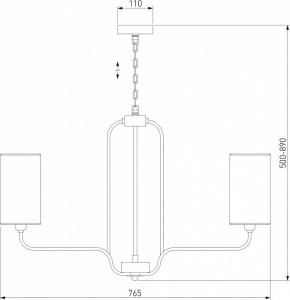 Подвесная люстра Eurosvet Purezza 60128/6 хром в Березниках - berezniki.mebel24.online | фото 4