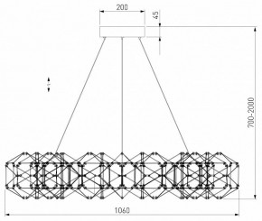 Подвесная люстра Eurosvet Uma 90369/15 медь в Березниках - berezniki.mebel24.online | фото 4