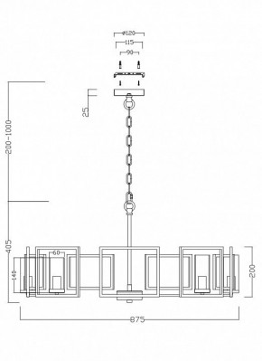 Подвесная люстра Maytoni Bowi H009PL-08G в Березниках - berezniki.mebel24.online | фото 4