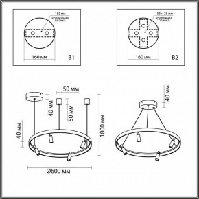 Подвесная люстра Odeon Light Fonda 4317/58L в Березниках - berezniki.mebel24.online | фото 6