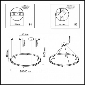 Подвесная люстра Odeon Light Fonda 4317/93L в Березниках - berezniki.mebel24.online | фото 6