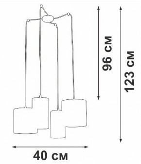 Подвесная люстра Vitaluce V3089 V3089-0/4S в Березниках - berezniki.mebel24.online | фото 5