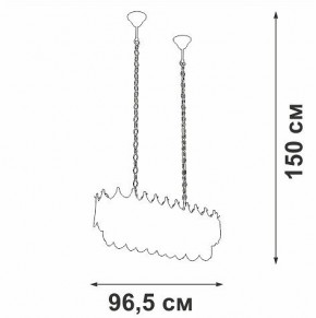 Подвесная люстра Vitaluce V58120 V58120-8/11 в Березниках - berezniki.mebel24.online | фото 3