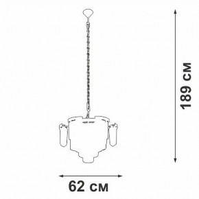 Подвесная люстра Vitaluce V58370 V58370-8/13 в Березниках - berezniki.mebel24.online | фото 3