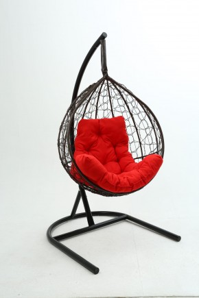 Подвесное кресло Бароло (коричневый/красный) в Березниках - berezniki.mebel24.online | фото